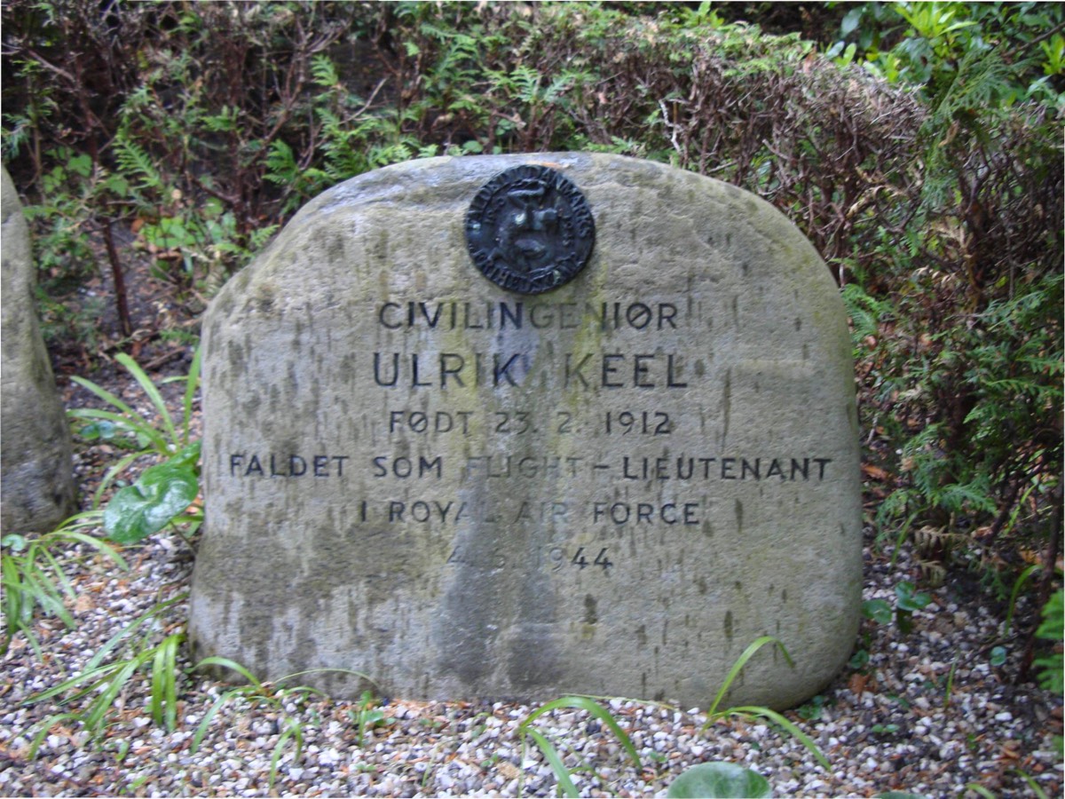 Keel's final resting place in Solbjerg Parkkirkegård, a cemetery in Frederiksberg, Copenhagen. He was initially buried in England but repatriated after the war. © Mikkel Plannthin
