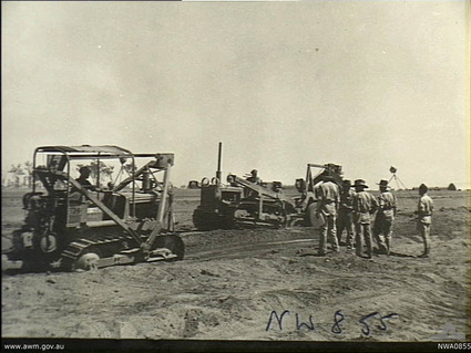 No. 9 Works Maintenance Unit RAAF on a Darwin airstrip