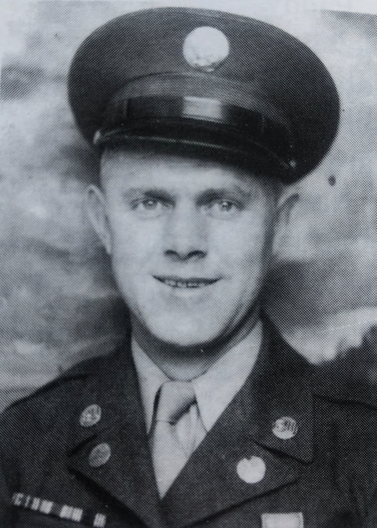 SSgt Jens Matthiasen in his uniform. Date is unknown but presumed to be after the war on the basis of the medal ribbons.