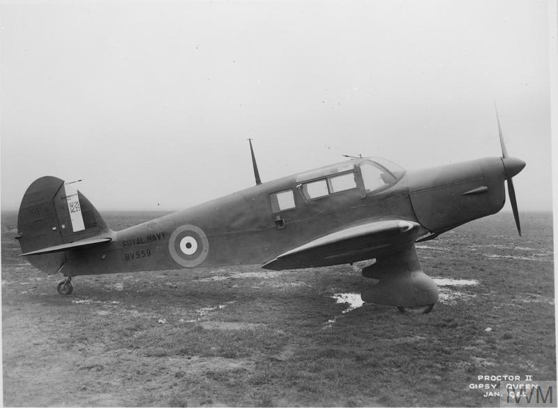 Aircraft of the Fleet Air Arm: A Percival Proctor Mark IIa on the ground (© IWM MH 5137)